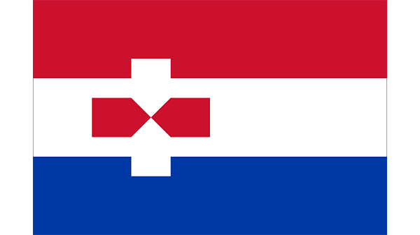 Vlag gemeente Zaandam Vlag gemeente Zaandam - in kleur op transparante achtergrond - 600 * 337 pixels